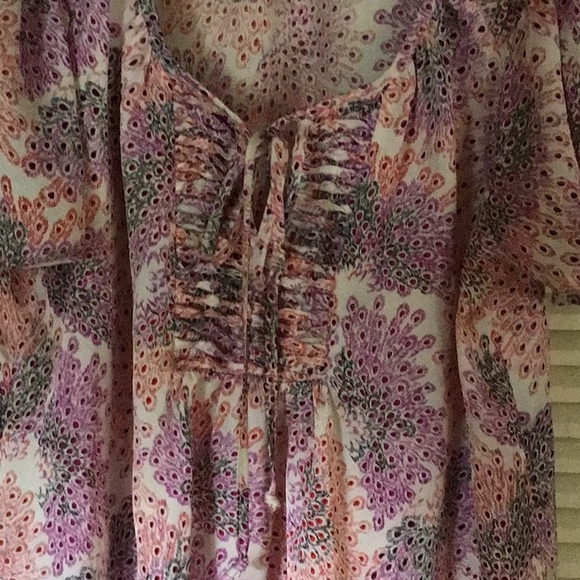 Daniel Rainn silky Multi-colored blouse - Picture 2 of 3